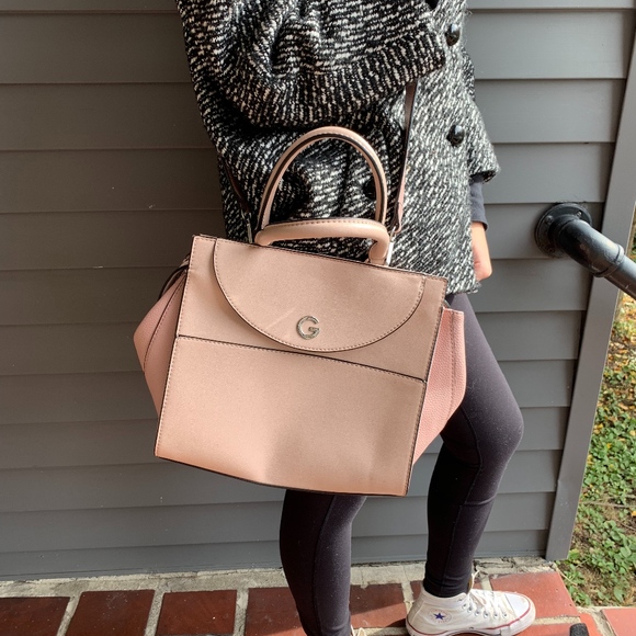 G by Guess Handbags - G By Guess pink Vidalia Satchel Handbag